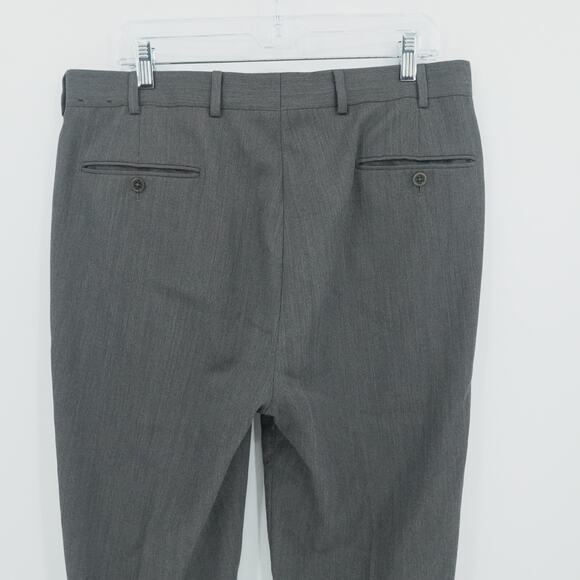 Brooks Brothers Pants Mens 36X34 Gray Madison Wool Dress Business Office - Picture 10 of 12